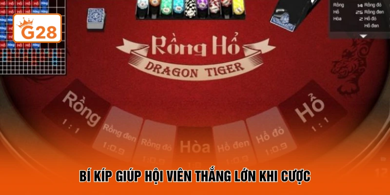 Bí kíp giúp hội viên thắng lớn khi cược