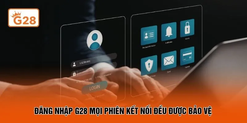 Đăng nhập G28 mọi phiên kết nối đều được bảo vệ 